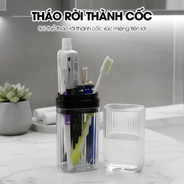 Hộp đựng bàn chải, kem đánh răng, muỗng đũa du lịch W8.280 - Tiện lợi, giá 45.000 VND 4