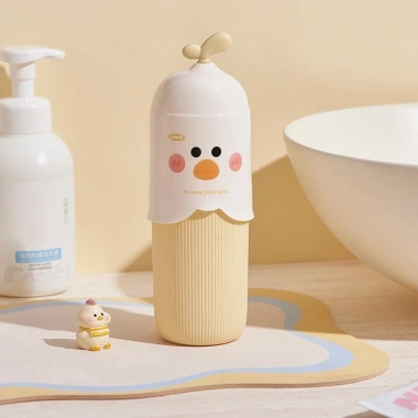 Hộp Đựng Bàn Chải Kem Đánh Răng và Cốc Du Lịch Pastel Đáng Yêu - Bộ Bền Đẹp, 29.900₫
