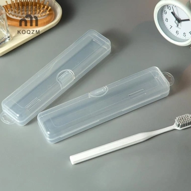 Hộp đựng bàn chải Koqzm trong suốt, di động du lịch, nhựa cao cấp - Giá 28.710₫