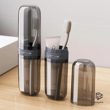 Hộp đựng bàn chải và cốc nước súc miệng di động - Bộ đồ vệ sinh du lịch mới, tiện lợi, giá ưu đãi 55.080 VND 3