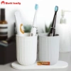 Hộp Đựng Bàn Chải và Tuýp Kem Tròn Vân: Cốc Đánh Răng Du Lịch Văn Phòng Gọn Gàng Tiện Dụng 13.000 6