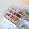 Hộp đựng bánh kem chia ngăn 4/6 ô cho cupcake & muffin, kèm nắp mica - chỉ 15.000₫ 5
