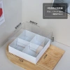 Hộp đựng bánh kem chia ngăn 4/6 ô cho cupcake & muffin, kèm nắp mica - chỉ 15.000₫ 6