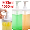 Hộp đựng chai bơm 500-1.000ml, chai rỗng miệng rộng, đổ lại nhanh - Giá ưu đãi 37.499 VND