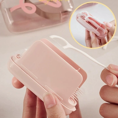 Hộp Đựng Chỉ Nha Khoa Nút Ấn Tự Động, Chống Nước Bụi - Hộp Tăm Nhỏ Gọn MEHOM HT05 3