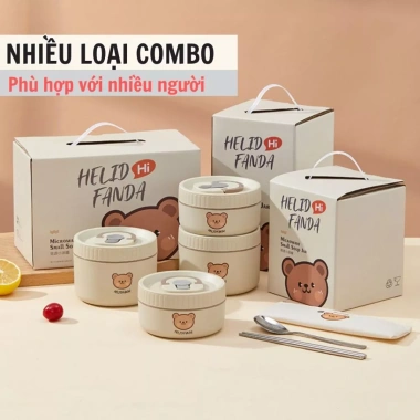 Hộp đựng cơm Camen SP21 giữ nhiệt men sứ, chịu nhiệt, chống rò rỉ, giá 95.000đ 8