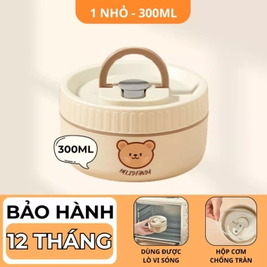 Hộp đựng cơm Camen SP21 giữ nhiệt men sứ, chịu nhiệt, chống rò rỉ, giá 95.000đ 10