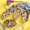 Hộp đựng cơm giữ nhiệt 2 tầng lúa mạch Tigerlife inox 304 và zon chống trào, tặng full đồ dùng 5