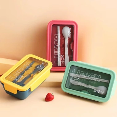 Hộp đựng cơm giữ nhiệt 2 tầng lúa mạch Tigerlife inox 304 và zon chống trào, tặng full đồ dùng 8