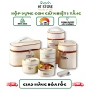 Hộp đựng cơm giữ nhiệt Lucky 3 tầng thép không gỉ 304 kèm túi Dễ mang văn phòng, giữ nóng lâu