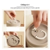 Hộp đựng cơm giữ nhiệt Lucky 3 tầng thép không gỉ 304 kèm túi Dễ mang văn phòng, giữ nóng lâu 3