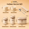 Hộp đựng cơm giữ nhiệt Lucky SP02 inox 304, chống tràn, chia ngăn - Giá 69.000₫ 9
