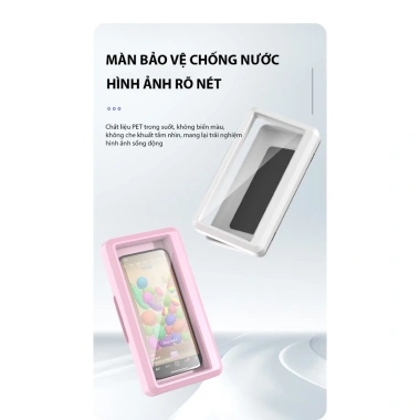 Hộp Đựng Điện Thoại Gắn Tường Xoay 360°, Chống Nước, Cảm Ứng Siêu Nhạy – Tắm, Nấu Ăn, Giá 49.000₫ 6 Hộp Đựng Điện Thoại Gắn Tường Xoay 360°, Chống Nước, Cảm Ứng Siêu Nhạy – Tắm, Nấu Ăn, Giá 49.000₫ 6