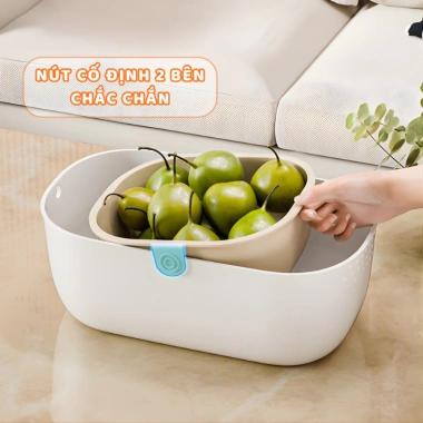 Hộp Đựng Đồ Ăn 2 Tầng Thông Minh BX68 - Tách Vỏ Nhanh, Giữ Bàn Sạch, Giá 49.000₫ 3