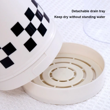 Hộp đựng đồ ăn gia đình Aanadel có ống thoát nước, ngăn đũa thìa nĩa, tiết kiệm không gian, giá 49.600 VND 8 Hộp đựng đồ ăn gia đình Aanadel có ống thoát nước, ngăn đũa thìa nĩa, tiết kiệm không gian, giá 49.600 VND 8