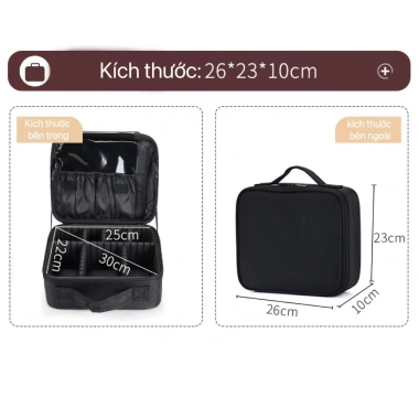 Hộp đựng đồ trang điểm vải ARGUSTRON đa năng chuyên nghiệp - Giá chỉ 145.000 VND