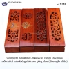 Hộp đựng đũa gỗ hương đỏ đục khắc tinh tế - Sang trọng, ưu đãi 90k CTH745 3