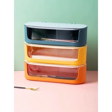 Hộp đựng đũa thìa 2 lớp tiện lợi, chống côn trùng, bảo quản sạch sẽ - Giá chỉ 80.000đ