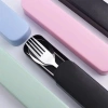 Hộp đựng đũa thìa dĩa innox cá nhân - Văn phòng, du lịch - Giá 29.000 - MAXSHĐỘC 6