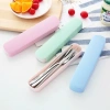 Hộp đựng đũa thìa dĩa innox cá nhân - Văn phòng, du lịch - Giá 29.000 - MAXSHĐỘC 8