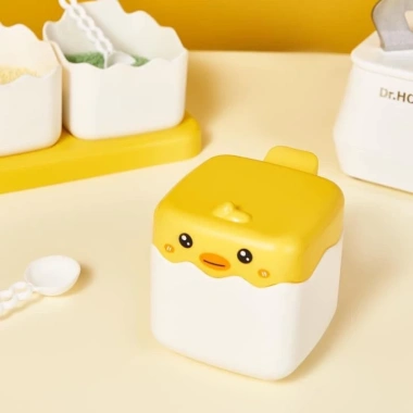 Hộp đựng gia vị 3 hủ con vịt vàng có nắp kèm 3 muỗng - Tiện lợi, sang trọng cho bếp 6 Hộp đựng gia vị 3 hủ con vịt vàng có nắp kèm 3 muỗng - Tiện lợi, sang trọng cho bếp 6