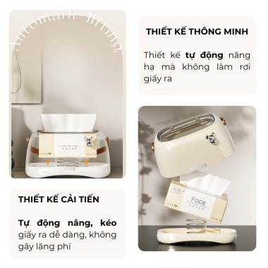 Hộp Đựng Giấy Ăn Bàn Dạng Rút Sang Trọng, Thiết Kế Hiện Đại - Đồ Decor Trang Trí Nhà Bếp, Đồ Nội Thất, Giá 123k Giảm 16% Khuyến Mãi