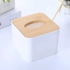 Hộp Đựng Giấy Ăn Đa Năng Nắp Gỗ Hình Vuông Cho Bàn KS03 Giá Tiết Kiệm 6