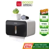 Hộp Đựng Giấy Dán Tường Ecoco E1.903 Chống Thấm Nước - Nhựa ABS Bảo Vệ Giấy Nhà Vệ Sinh
