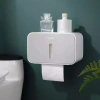 Hộp Đựng Giấy Dán Tường Ecoco E1.903 Chống Thấm Nước - Nhựa ABS Bảo Vệ Giấy Nhà Vệ Sinh 2