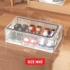 Hộp Đựng Giày Dép Gấp Gọn Vải Lưới PVC Dày, Khung Thép Chịu Lực, Ngăn Kéo, Khóa Kín Chống Bụi 9
