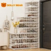 Hộp Đựng Giày Nhựa Cứng, Tủ Giày Gấp Gọn, Kệ Giày PS+PP Bền Đẹp, Giá 119.000 VND
