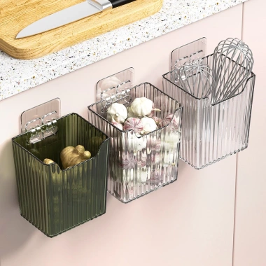 Hộp Đựng Hành Tỏi Treo Tường 10x8x12cm Lỗ Thoáng Khí Tránh Ẩm Đa Năng 16.496₫
