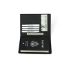 Hộp đựng hộ chiếu carbon da RFID nam - Ví du lịch, túi vé máy bay, giảm 20% 4