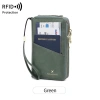 Hộp đựng hộ chiếu chống trộm RFID khóa kéo đa chức năng bảo vệ an toàn 9