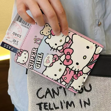 Hộp đựng hộ chiếu di động Hello Kitty dễ thương – Giảm giá, chỉ 123.300₫