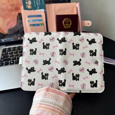 Hộp đựng hộ chiếu DITIPOO da PU chống thấm nước, ví thẻ hoạt hình đa chức năng - Giá 83.268 VND