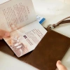 Hộp đựng hộ chiếu PERNEAKY da PU chống trộm, ví du lịch di động có dây treo và kẹp thẻ - Giá 142.128₫ 7
