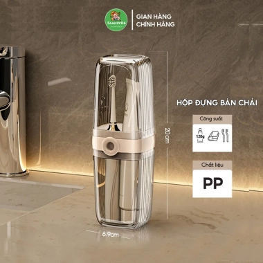 Hộp Đựng Kem Đánh Răng & Bàn Chải Du Lịch Nhựa PP An Toàn, Tiện Lợi - 15.950₫