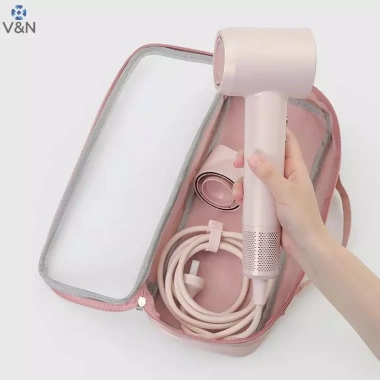 Hộp đựng máy sấy tóc & duỗi tóc trong suốt – Đồ dùng du lịch di động, tiện lợi, giảm giá 21%