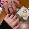 Hộp đựng nhẫn lật gấu ZGECB – Hộp quà bánh Mini Valentine, Kawaii, quà sinh nhật người yêu