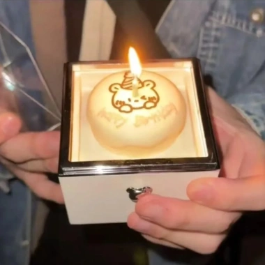 Hộp đựng nhẫn lật gấu ZGECB – Hộp quà bánh Mini Valentine, Kawaii, quà sinh nhật người yêu 3