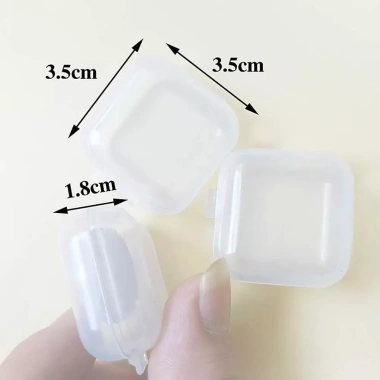 Hộp đựng nút tai trong suốt - Thiết kế nhỏ gọn, bền bỉ, giá chỉ 12.502₫ 2