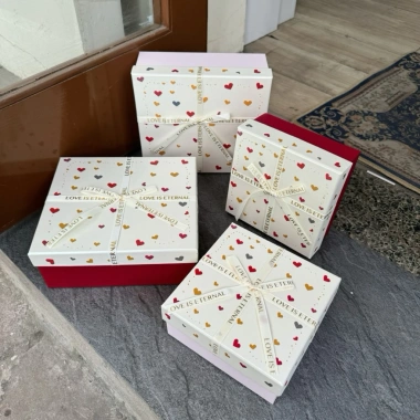 Hộp đựng quà tặng cao cấp nơ sang trọng - Quà sinh nhật Valentine 55k michee.studio 4