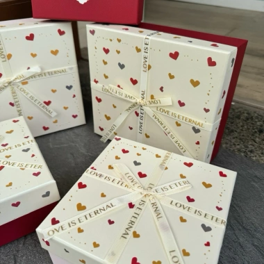 Hộp đựng quà tặng cao cấp nơ sang trọng - Quà sinh nhật Valentine 55k michee.studio 7