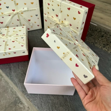 Hộp đựng quà tặng cao cấp nơ sang trọng - Quà sinh nhật Valentine 55k michee.studio 8