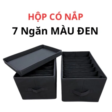 Hộp đựng quần áo chia ngăn, kệ treo gọn gàng, móc và túi đựng - Giá 60.000đ 10