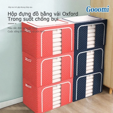 Hộp Đựng Quần Áo Đồ Lót Đa Năng Vải Khung Thép Kích Thước Lớn Chia Ngăn - 39.000₫