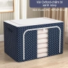 Hộp Đựng Quần Áo Đồ Lót Đa Năng Vải Khung Thép Kích Thước Lớn Chia Ngăn - 39.000₫ 10