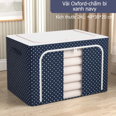 Hộp Đựng Quần Áo Đồ Lót Đa Năng Vải Khung Thép Kích Thước Lớn Chia Ngăn - 39.000₫ 10 Hộp Đựng Quần Áo Đồ Lót Đa Năng Vải Khung Thép Kích Thước Lớn Chia Ngăn - 39.000₫ 10