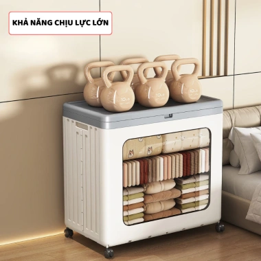 Hộp Đựng Quần Áo Gấp Gọn Cỡ Lớn Bánh Xe Nắp Đậy Kín Đáo Chống Bụi Bẩn Q431 311k 4 Hộp Đựng Quần Áo Gấp Gọn Cỡ Lớn Bánh Xe Nắp Đậy Kín Đáo Chống Bụi Bẩn Q431 311k 4